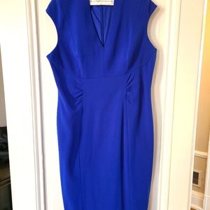 Blue sheath dress